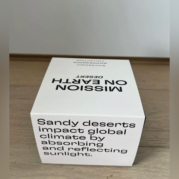 Swatch X Omega Moonswatch Mission On Earth Desert SO33T103 - BRAND NEW - Picture 3 of 6